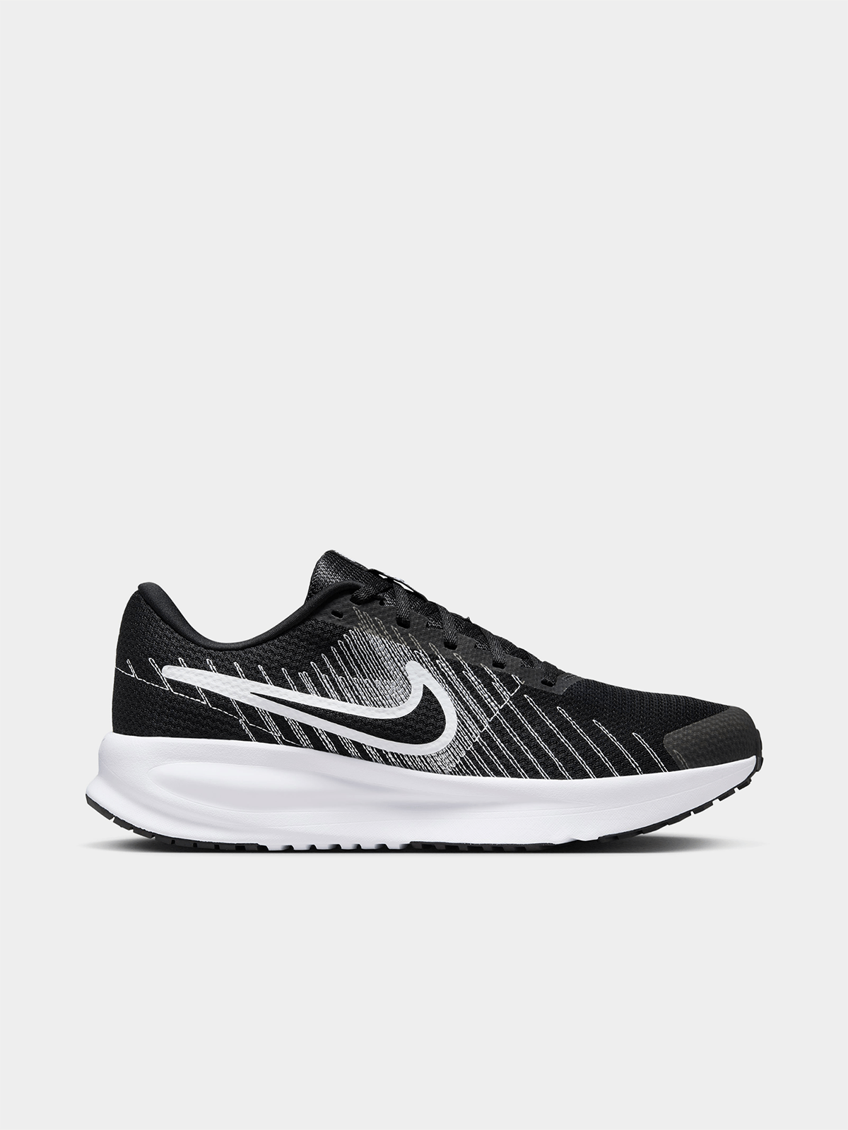 Nike Mens Run Defy Black/White Running Shoes Bash