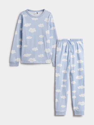 Cotton On Kids Ace Blue Long Sleeve Pyjama Set