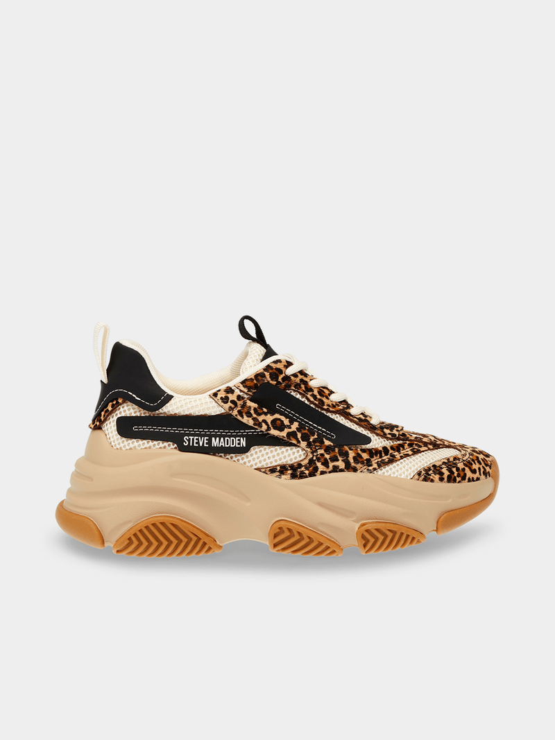 Yellow Steve Madden Leopard Tennis Women's Steve Madden Multi