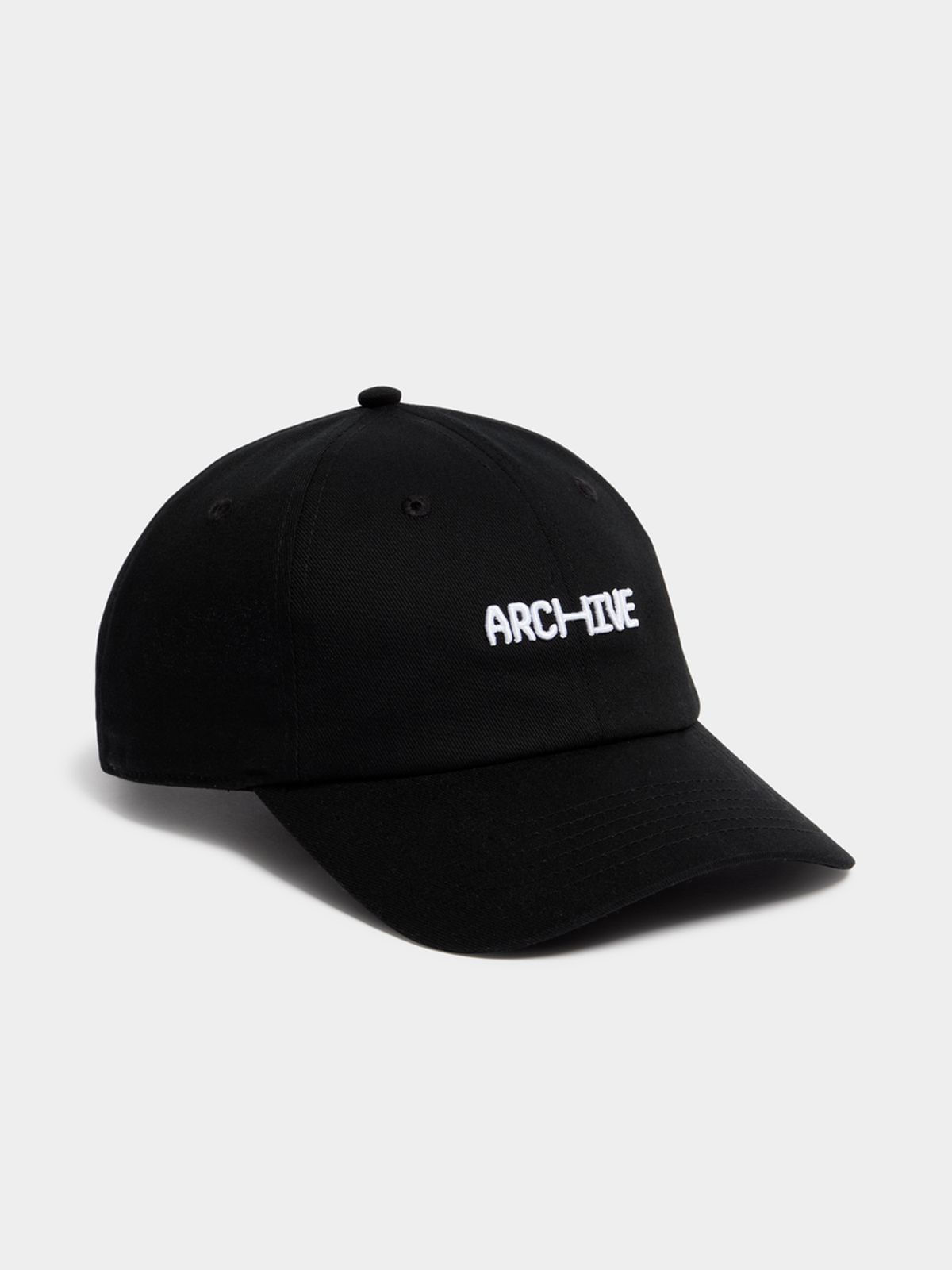 Archive Core Cotton Peak Black Cap | Bash