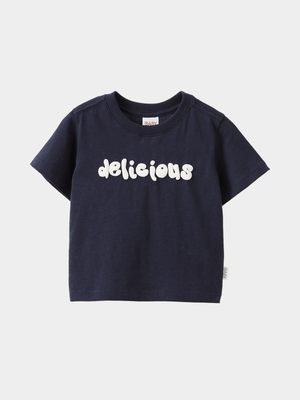 Cotton On Baby Navy Jamie Short Sleeve Graphic Print T-shirt