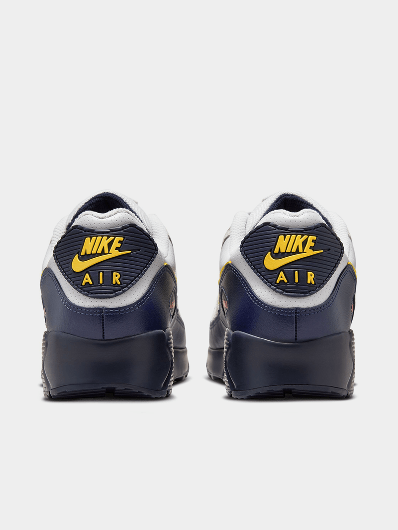 Tour Yellow Air Max 90 Yellow Blue White Nike Men's Air Max 90