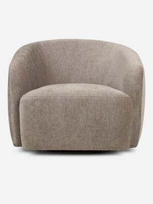 Pale 1 Seater Swivel Couch Boston Grey