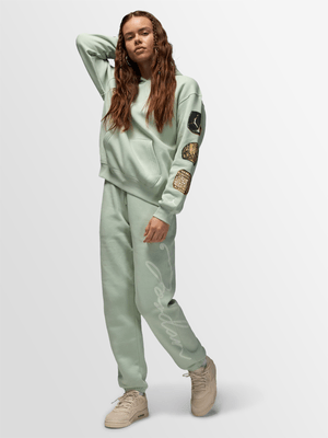 Jordan Women's Brooklyn Fleece Green Joggers