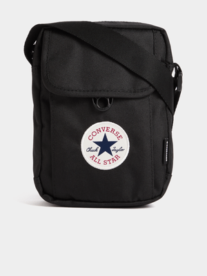 Converse Unisex Chuck Taylor Patch Crossbody Black Bag