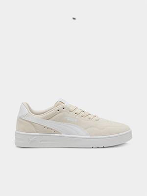 Mens Puma Court Lally SD Natural/White Sneaker