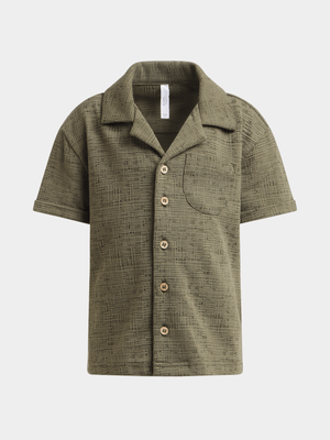 Exact Younger Boy's Fatigue Textured Shirt