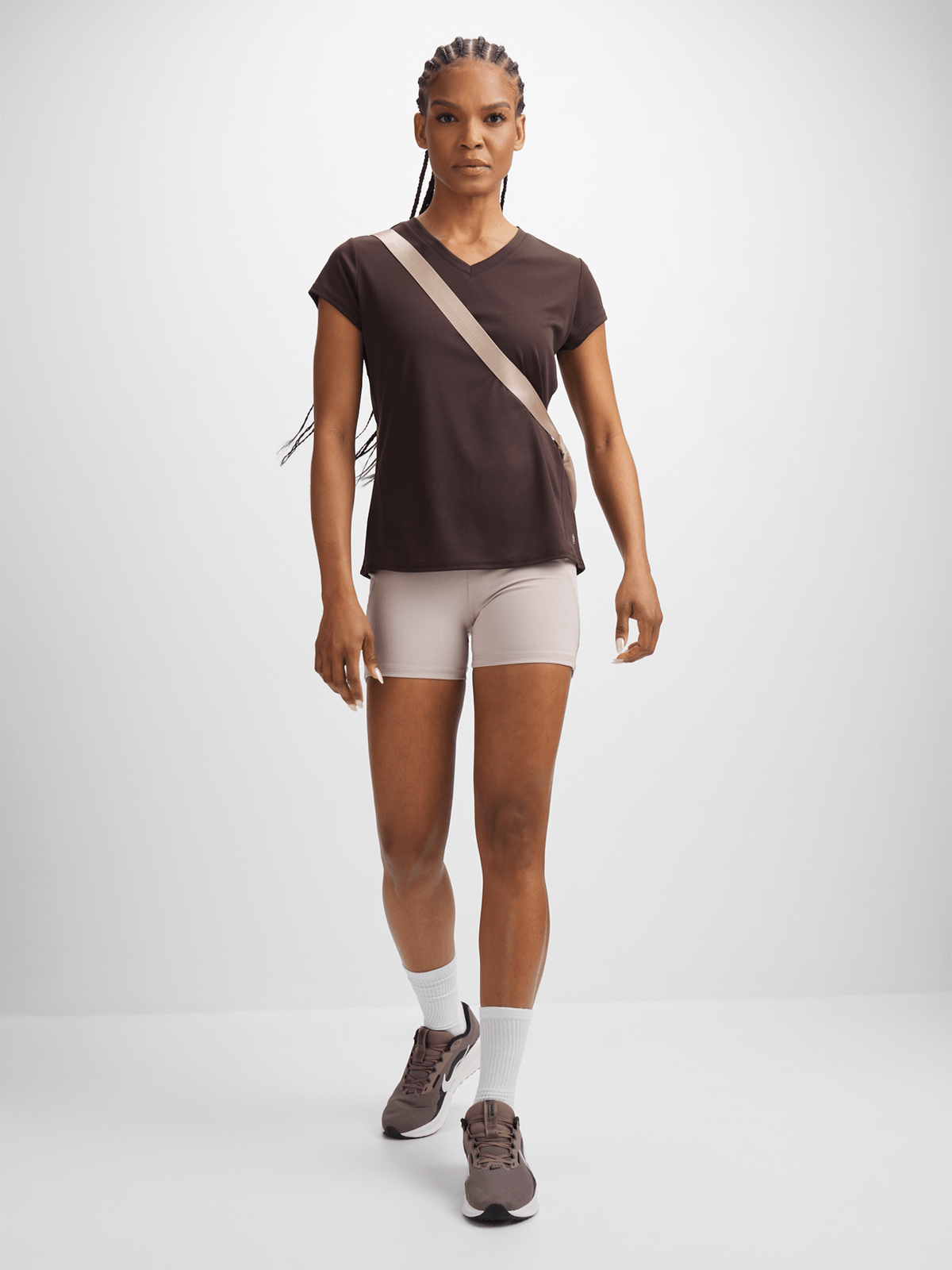 TS Womens Dri-Tech® Performance Chocolate Tee | Bash