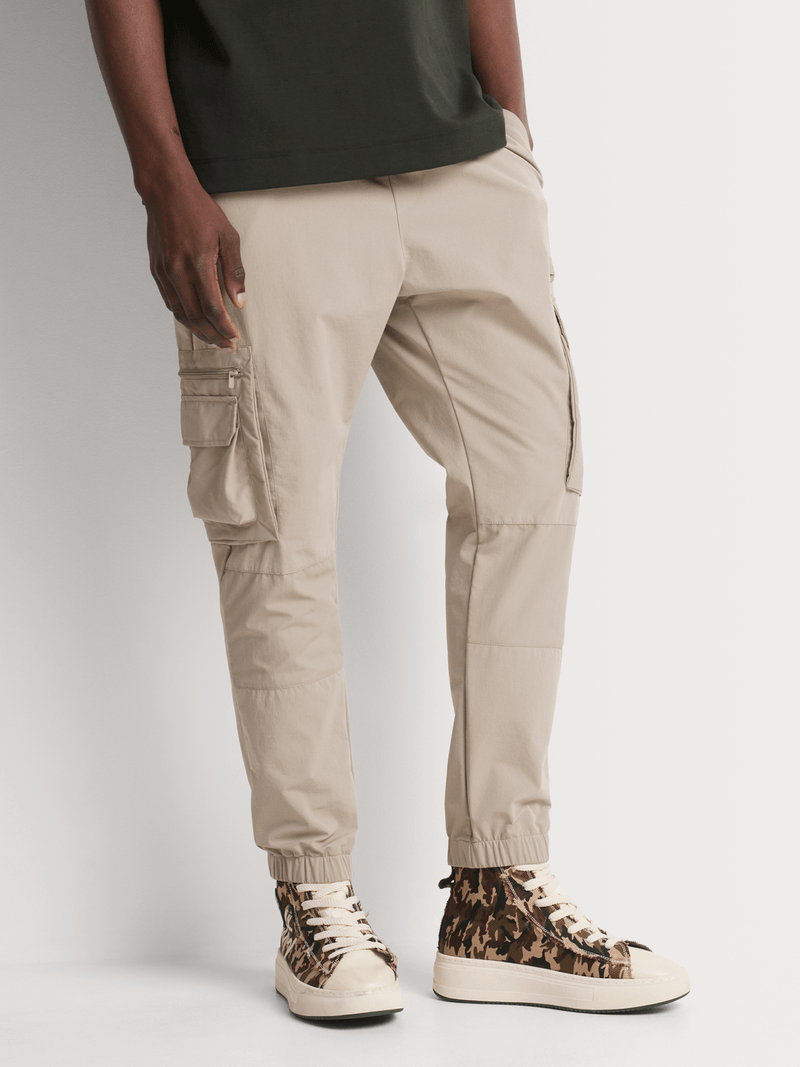 Markham Men's Styled Multi Fabric Utility Stone Pants | Bash