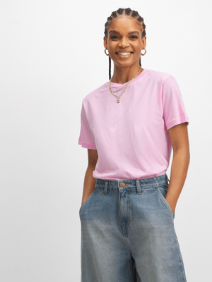 Jet Women's Pink Boxy T-Shirt