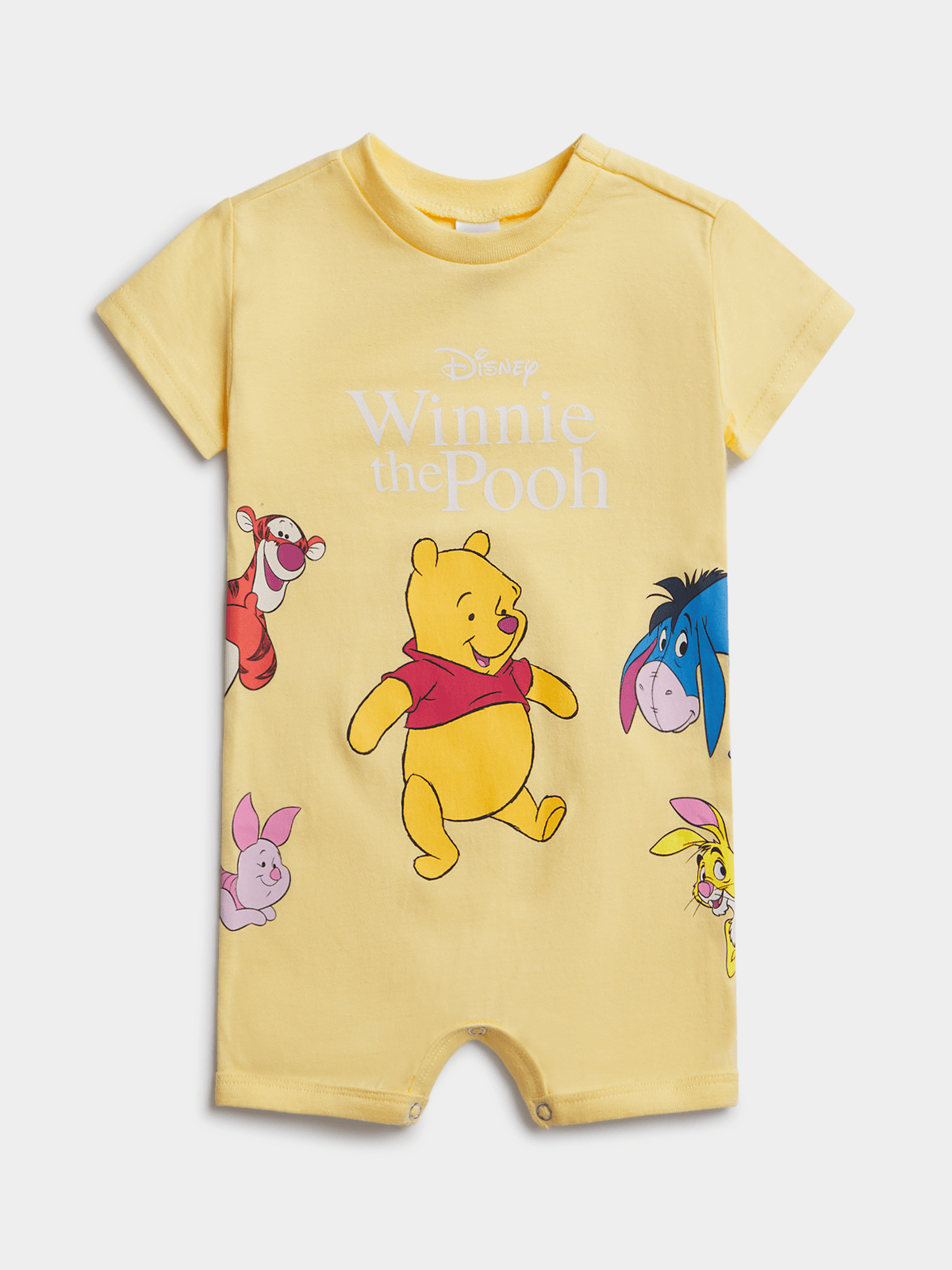Jet Baby Unisex Yellow Winnie The Pooh Romper Bash
