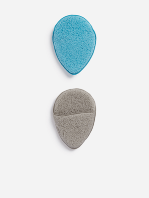 Colours Limited Grey/Blue 2 Pack Facial Cleansing Sponge
