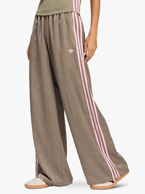 adidas Originals Women's Wide Leg Green Pants