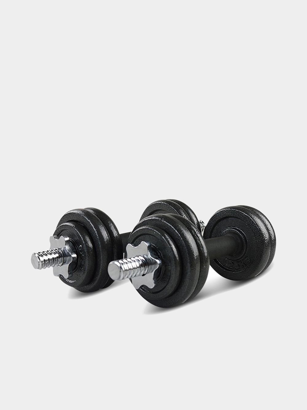 Everlast 20kg Barbell Gym Equipment Everlast Adjustable Dumbbells