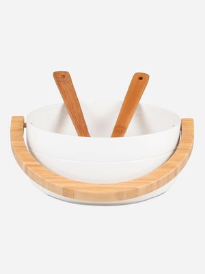 Atlantic Serveware Salad Bowl With Servers