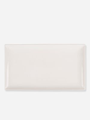 Rectangular Serveware Platter White  30X20cm