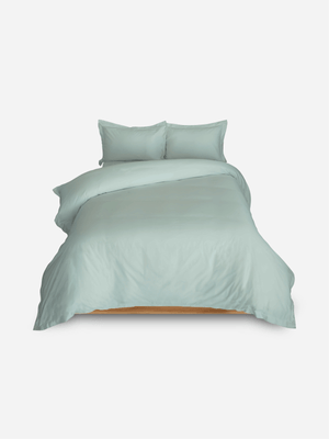 Volpes Egyptian Cotton 800tc Oxford Duck Egg Duvet Cover Set