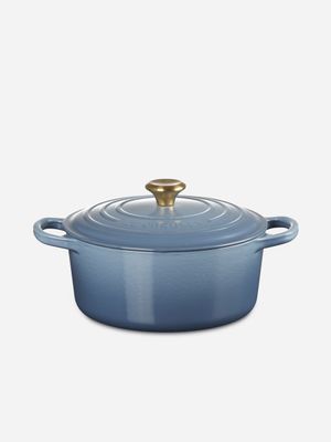 Le Creuset Signature Round Casserole Chambray 26cm