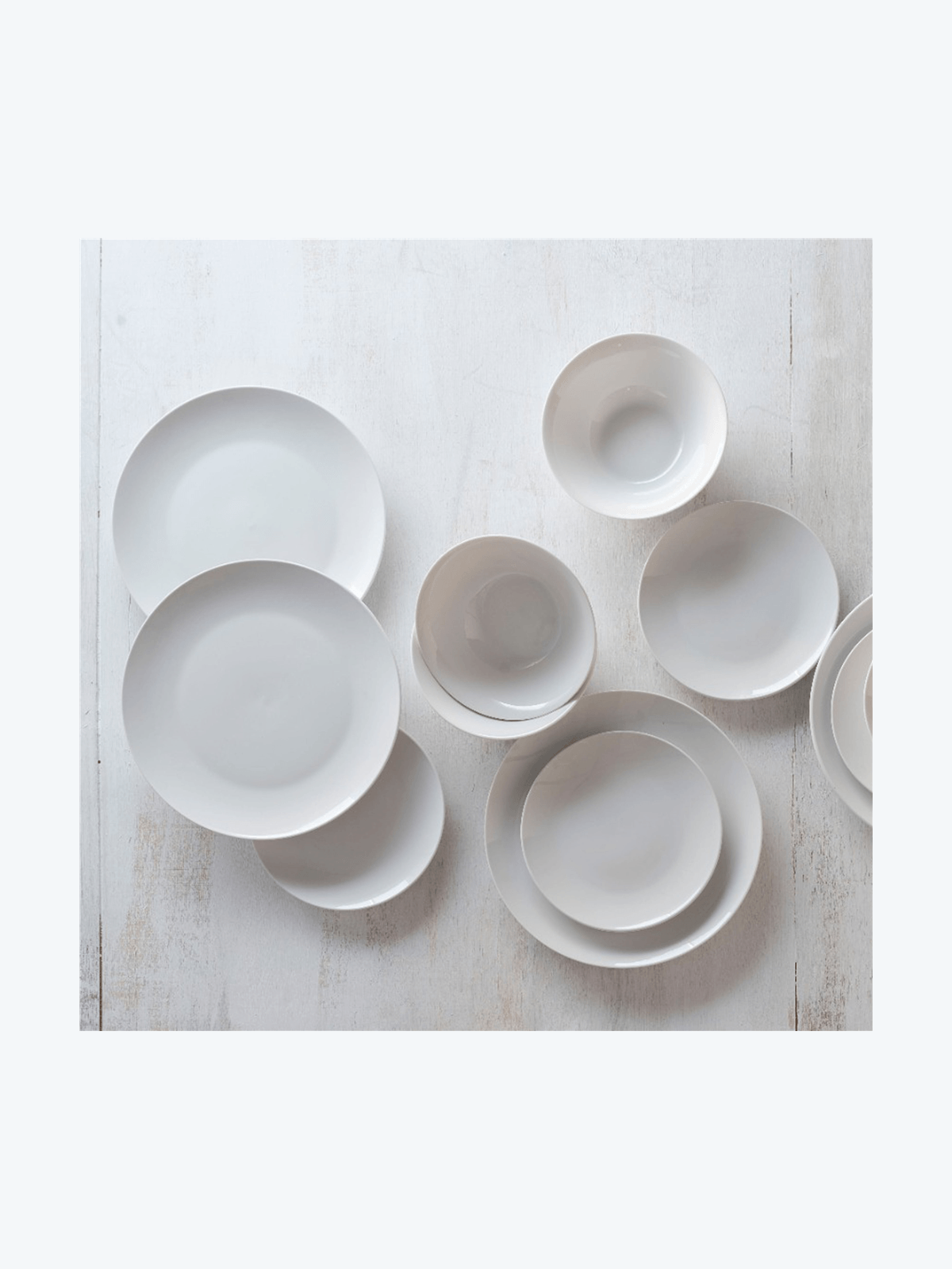 Viva 12 Piece Dinnerware Set White | Bash