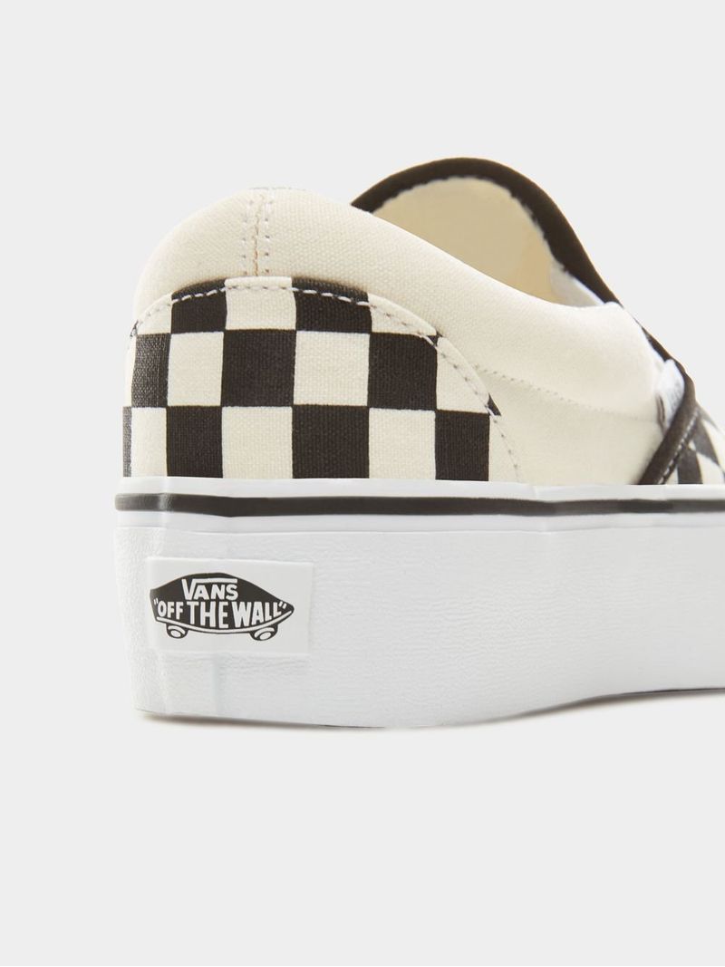 Vans Women's Checkerboard Classic Slip-On Sneaker Bash