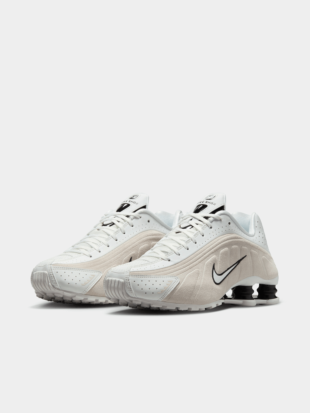 Nike Women's Shox R4 Summit White/Light Orewood Sneaker | Bash