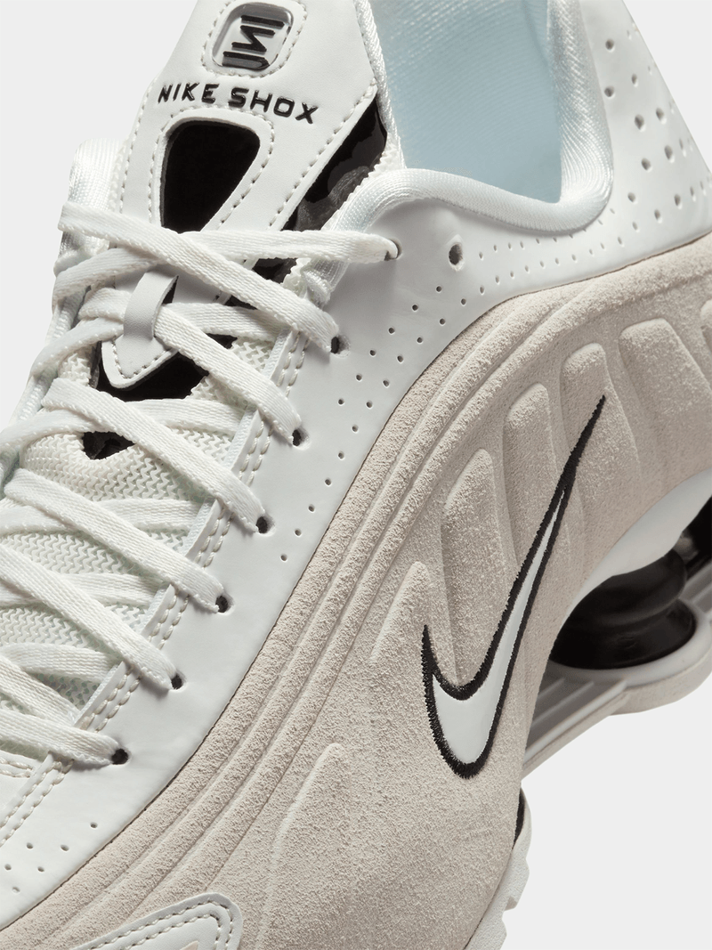 Nike Women's Shox R4 Summit White/Light Orewood Sneaker | Bash