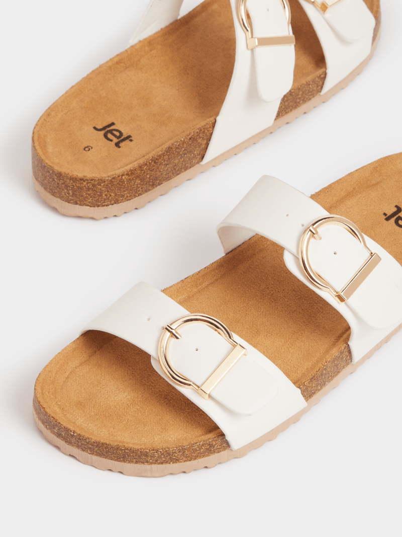 Jet Women's White Sandals Bash