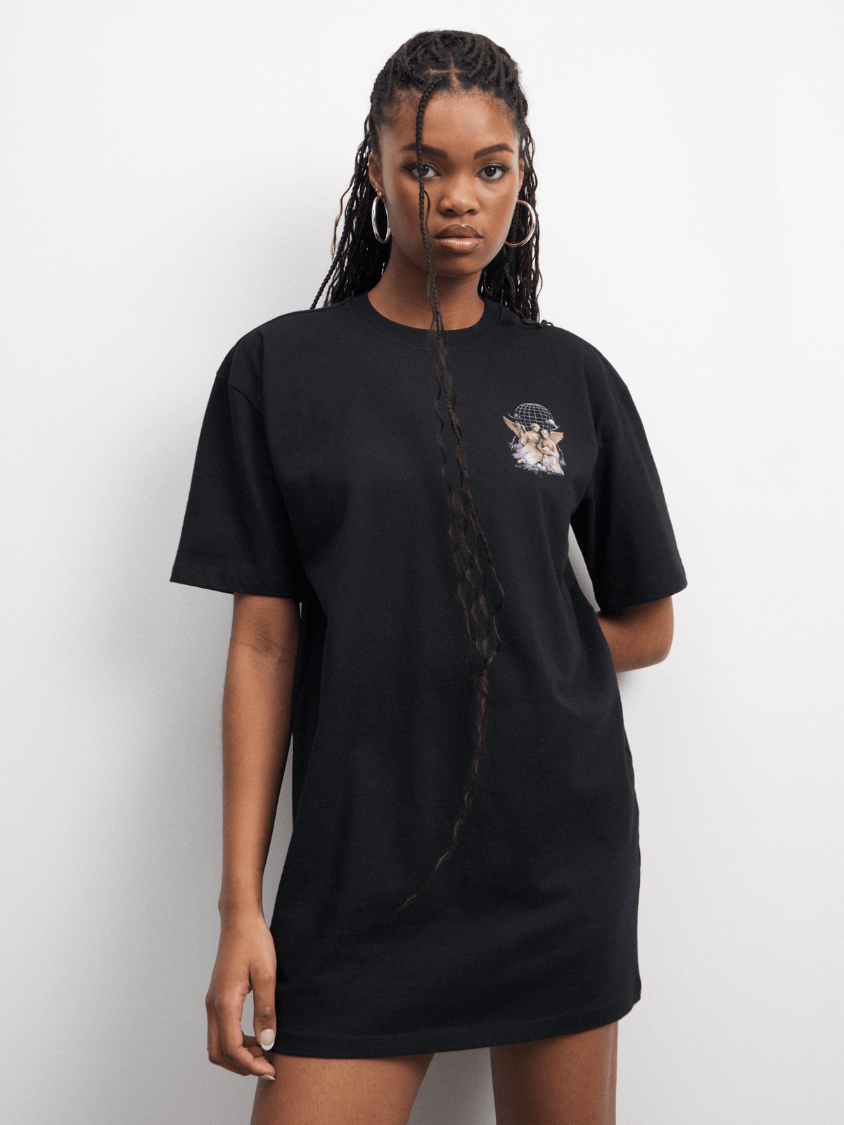 Redbat Women's Black T-Shirt Dress | Bash