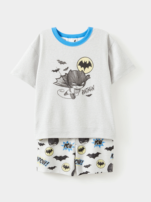 Cotton On Kids Grey Damon Batman Pyjama Set