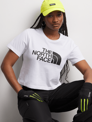 The North Face Women's Easy Cropped White T-Shirt