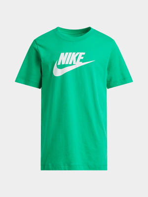 Nike Boys Sportswear Futura Green Tee