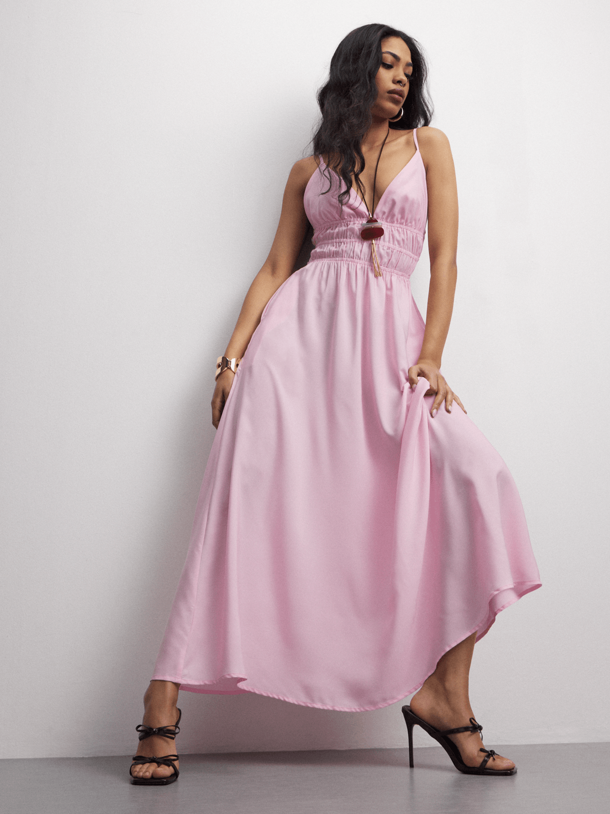 Pink Redbat Dresses Chichi London Clothing Peplum Floral