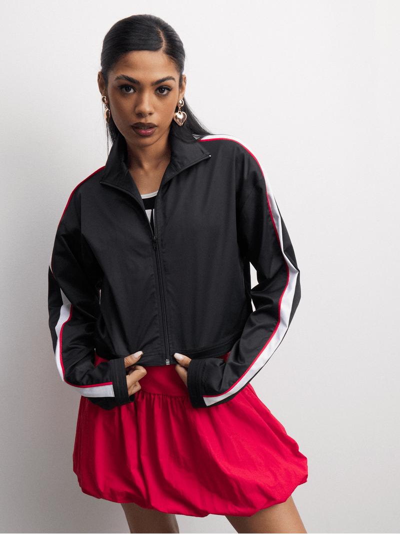 トップス theredthread S flip nylon jacket THEREDTHREAD / ザレッドスレッド】S flip nylon jacket