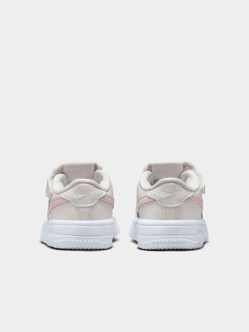 Nike Toddlers Air Force Easyon Beige/Pink Sneaker Bash