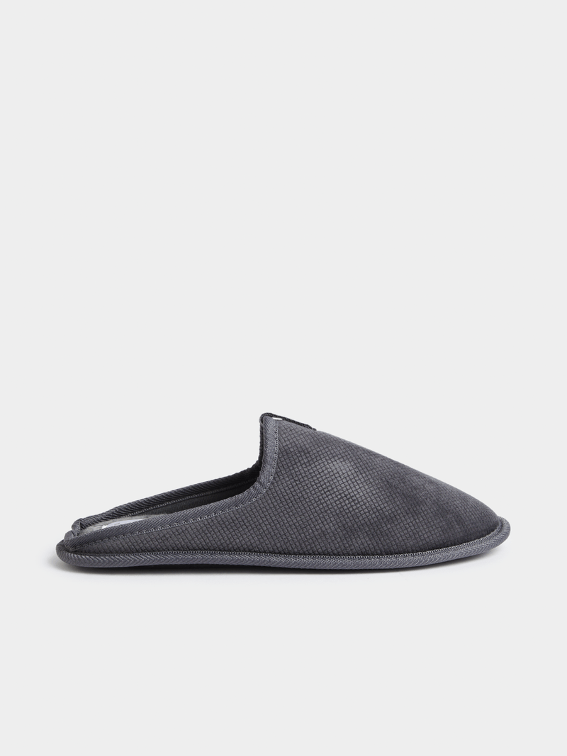 Jet Men's Grey Mule Slippers Bash