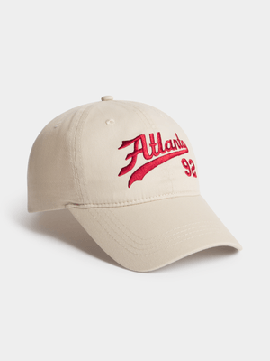 Jet Teen Cream Atlanta Baseball Cap