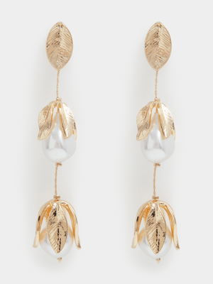 Flower Drop Earrings