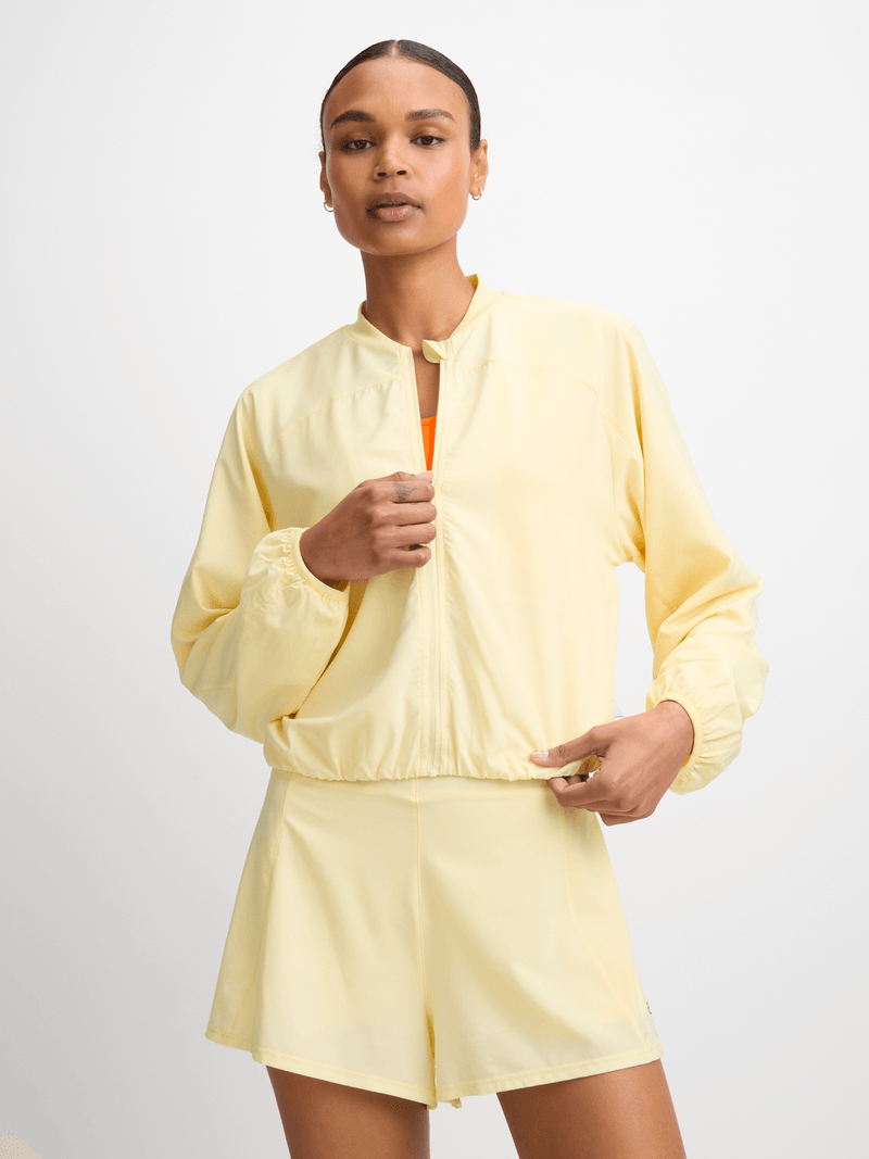 ジャケット・アウター rinmuguet frill ribbon down jacket TS Womens Flo Lemon Sorbet Jacket | Bash