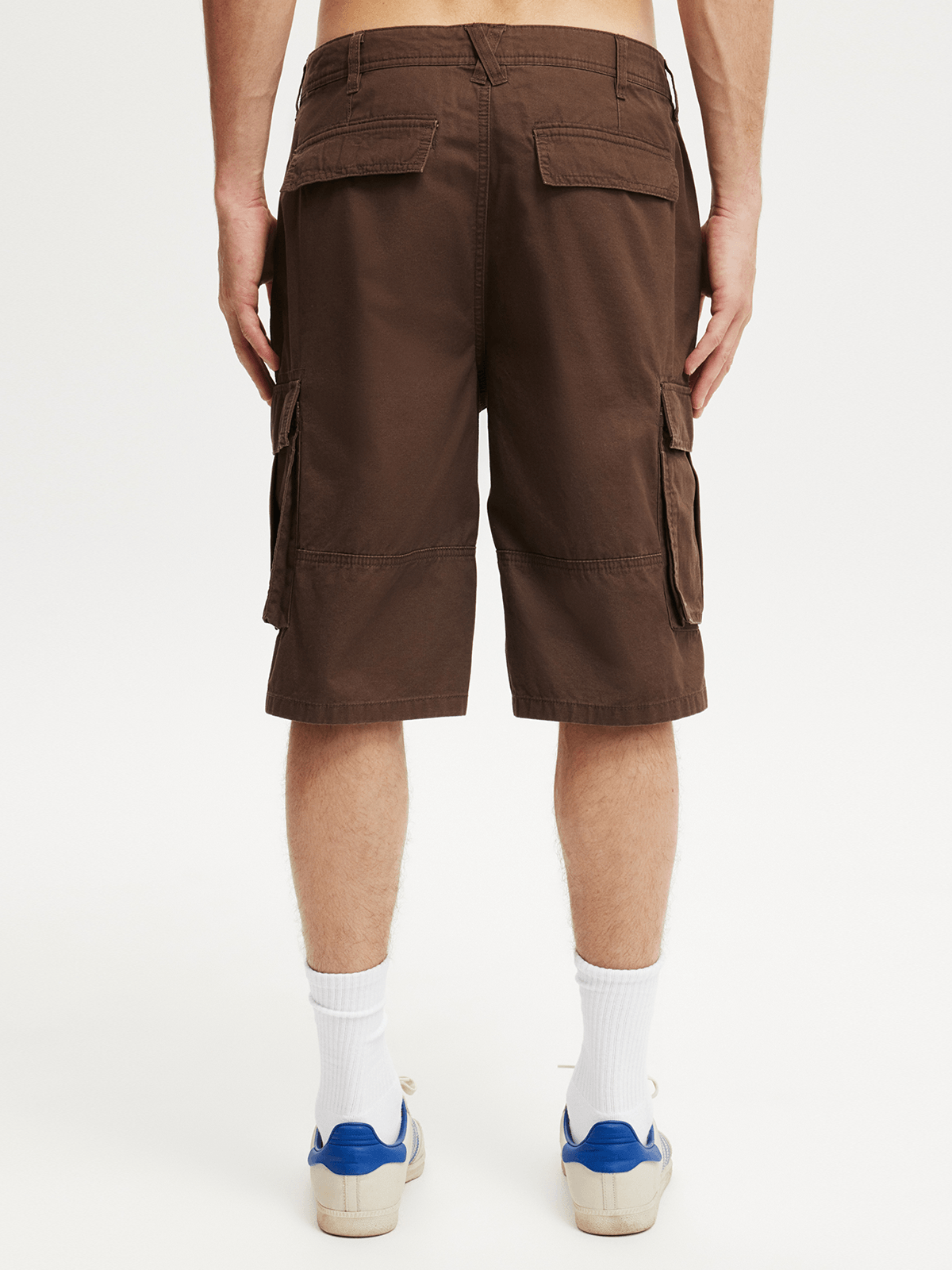 Men's Cotton On Brown Baggy Cargo Shorts | Bash