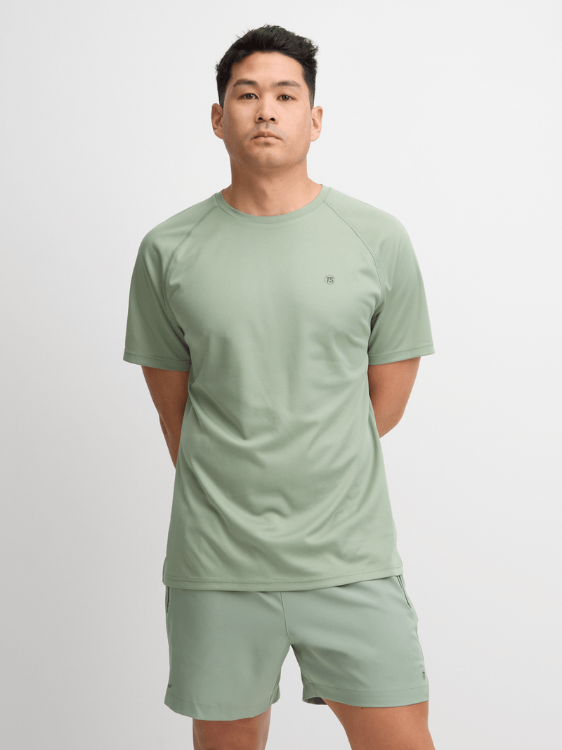 TS Mens Dri-Tech® Sage Performance Tee | Bash