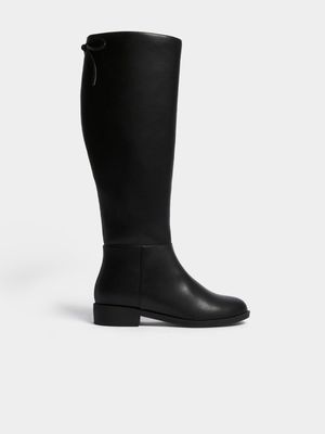 Women's Black Long Rider Boots