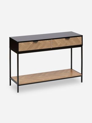 Self Assembly Five5 Chevron Console