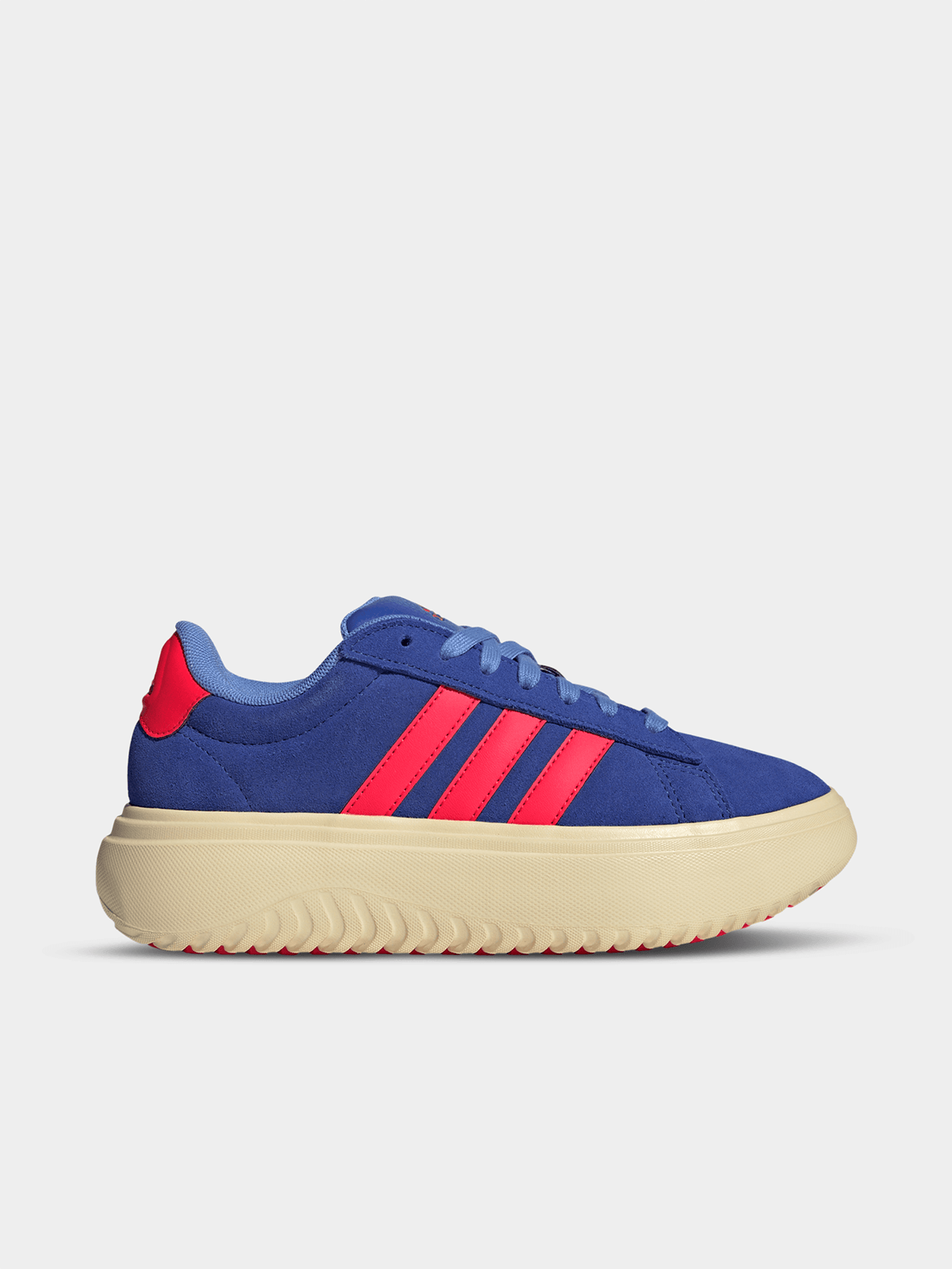 Women's adidas Grand Court Platform Blue/Red Sneaker Bash