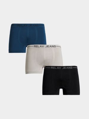 Relay Jeans Men's Seamless Multicolour Boxers