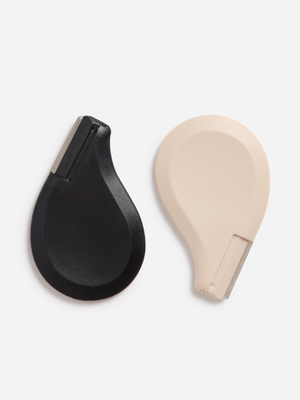 Foschini All Woman - 2pc Rounded Eyebrow Razor