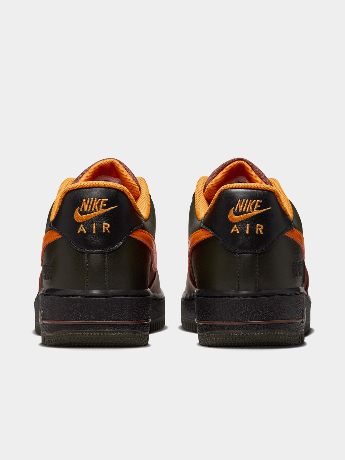 black and orange air force 1 junior