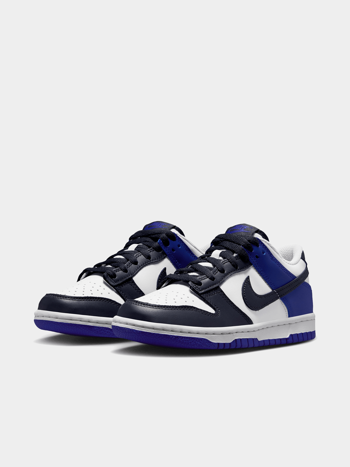 Nke Junior Dunk Low White/Smoke Grey/Deep Night Sneaker | Bash