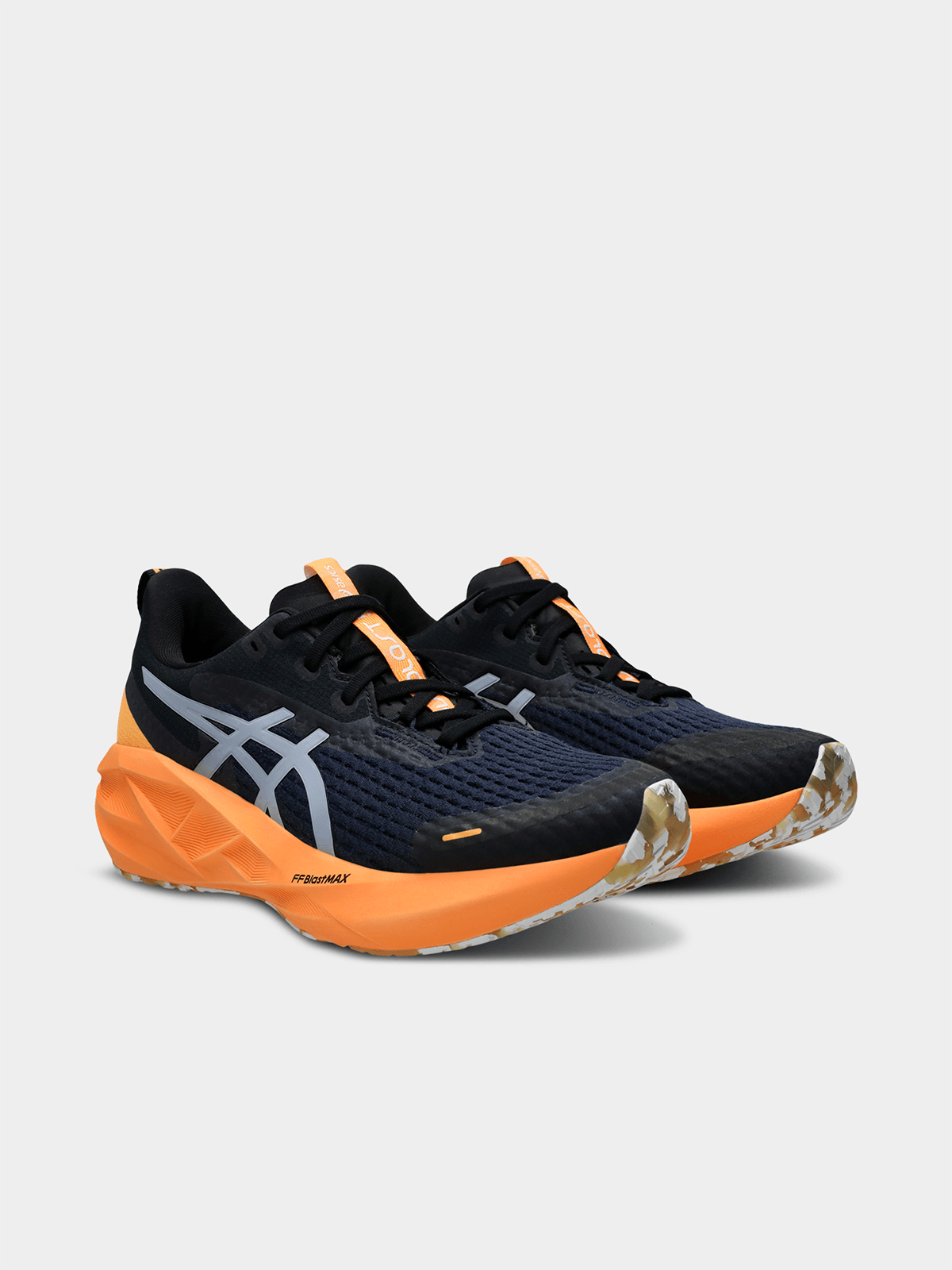 ASICS Mens Novablast 5 Lite Show Black/Orange Running Shoes | Bash