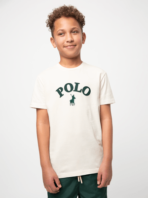 Kids Polo Sand  Alistair Applique T-Shirt
