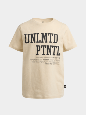 TS Boys Unlimited Potential Stone Tee